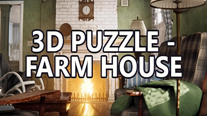  Зображення 3D PUZZLE - Farm House 