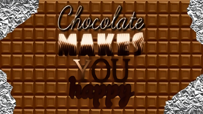 Зображення Chocolate makes you happy 
