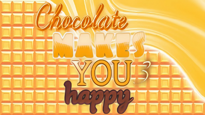  Зображення Chocolate makes you happy 3 