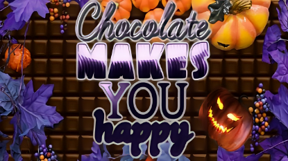  Зображення Chocolate makes you happy: Halloween 